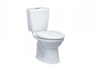 Bồn Cầu CAESAR CT1325 Thùng T1225 1 Nhấn Nắp Thường